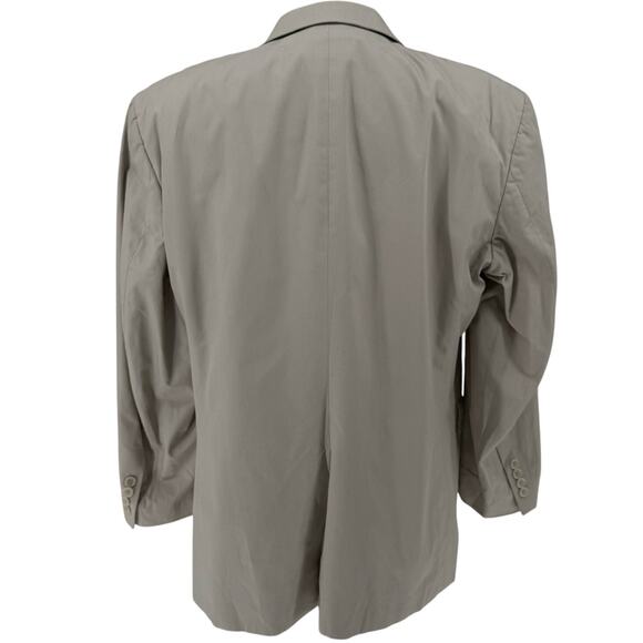 Jos A. Bank Casual Sportcoat Jacket Men's 44R Tan Cotton Twill - Picture 3 of 9
